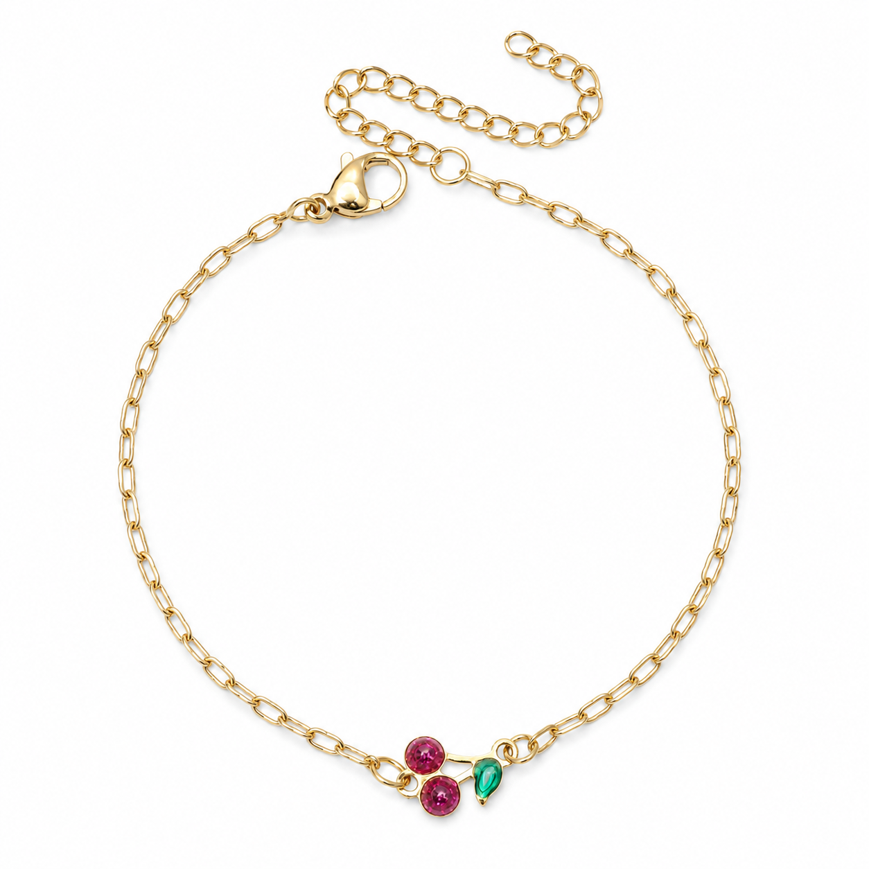 Bracelet Griotte rouge blanc Bracelet Griotte – Image 1