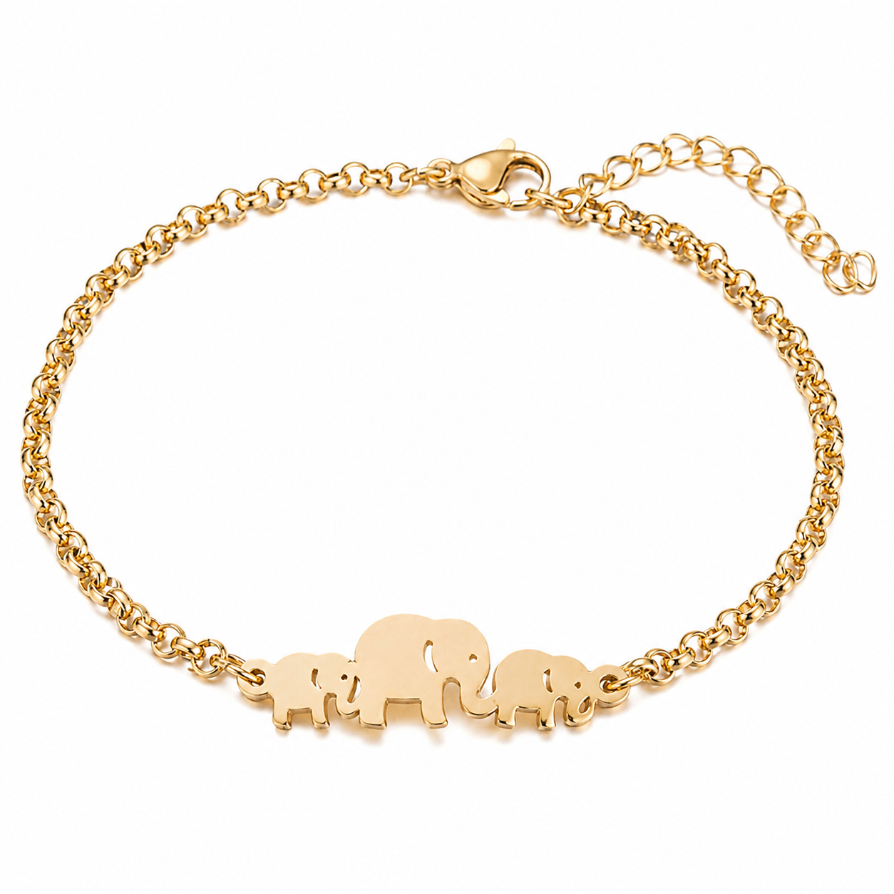 Bracelet éléphant blanc Bracelet Éléphant – Image 1
